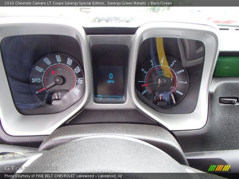 Synergy Green Metallic / Black/Green 2010 Chevrolet Camaro LT Coupe Synergy Special Edition
