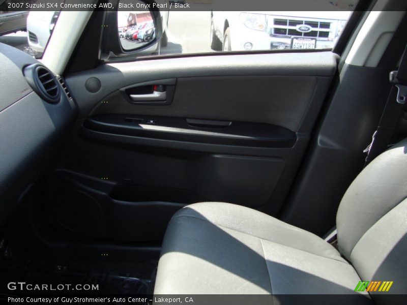 Black Onyx Pearl / Black 2007 Suzuki SX4 Convenience AWD