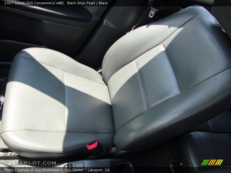 Black Onyx Pearl / Black 2007 Suzuki SX4 Convenience AWD