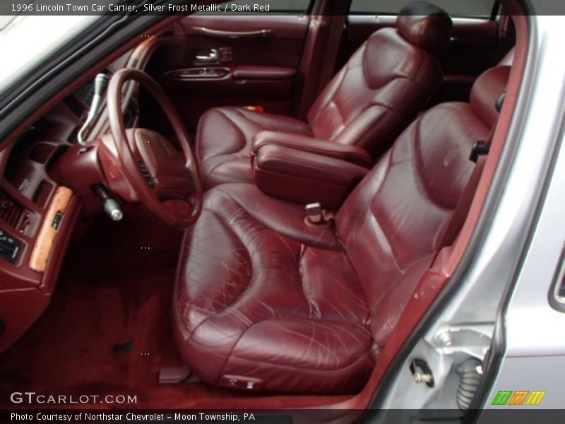 Front Seat of 1996 Town Car Cartier