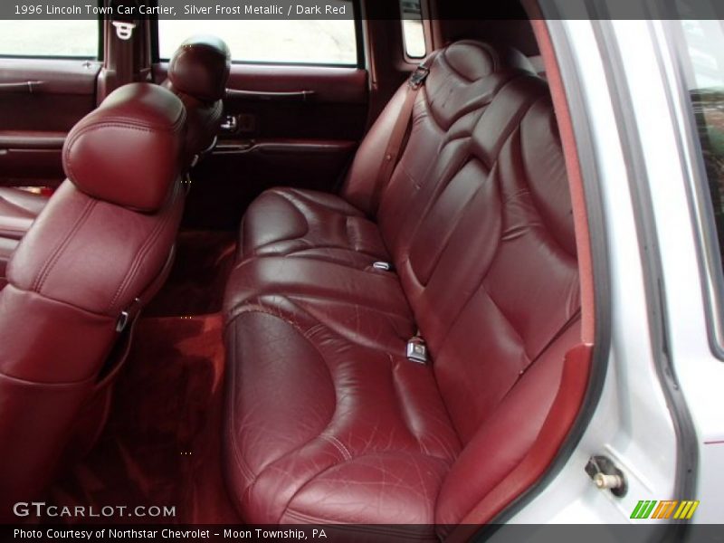 Rear Seat of 1996 Town Car Cartier