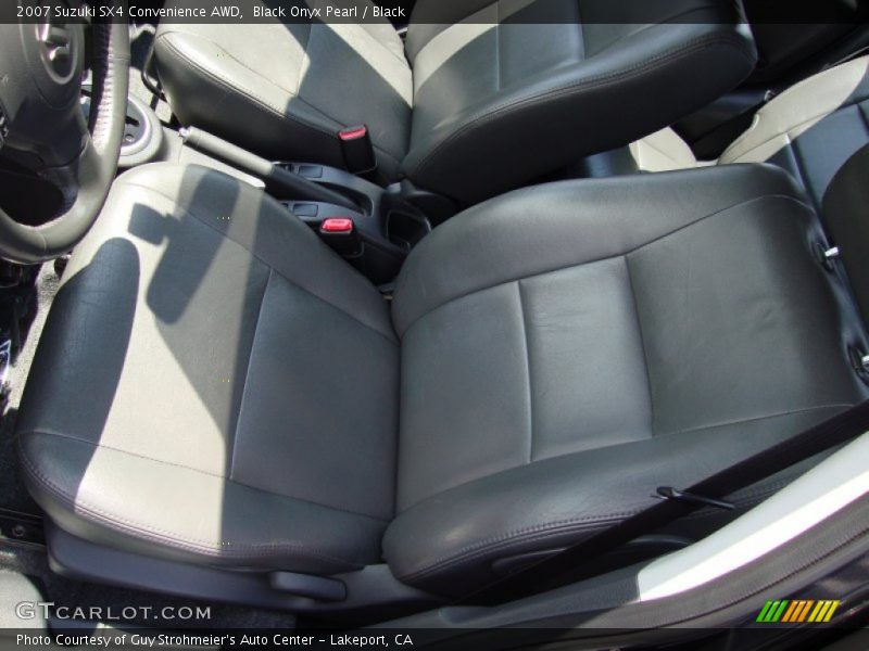 Black Onyx Pearl / Black 2007 Suzuki SX4 Convenience AWD