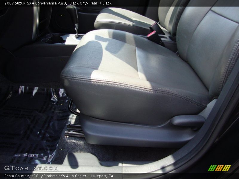 Black Onyx Pearl / Black 2007 Suzuki SX4 Convenience AWD