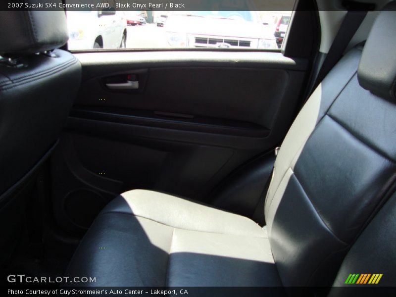 Black Onyx Pearl / Black 2007 Suzuki SX4 Convenience AWD