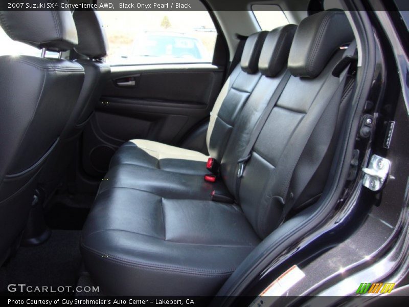 Black Onyx Pearl / Black 2007 Suzuki SX4 Convenience AWD