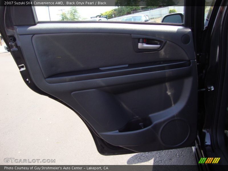 Black Onyx Pearl / Black 2007 Suzuki SX4 Convenience AWD