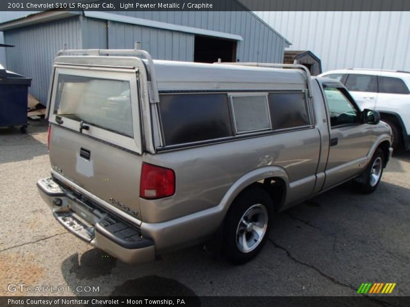 Light Pewter Metallic / Graphite 2001 Chevrolet S10 LS Regular Cab