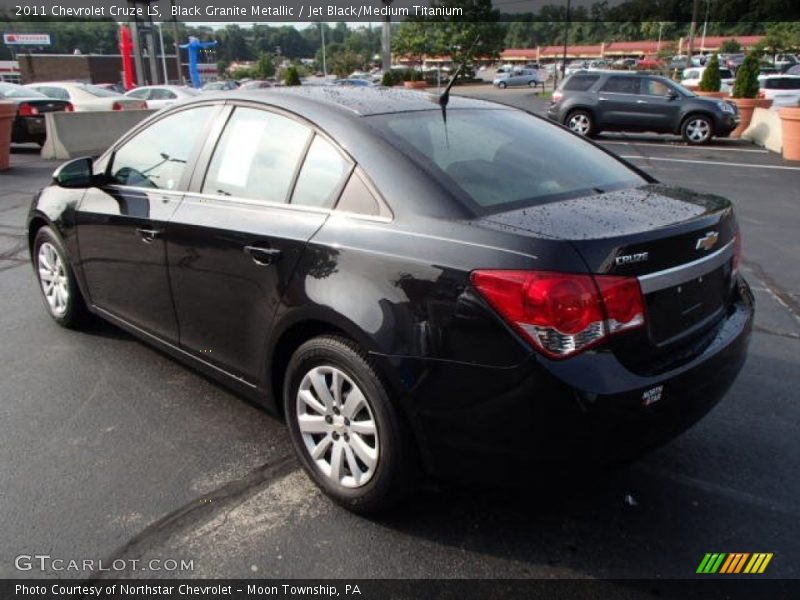 Black Granite Metallic / Jet Black/Medium Titanium 2011 Chevrolet Cruze LS