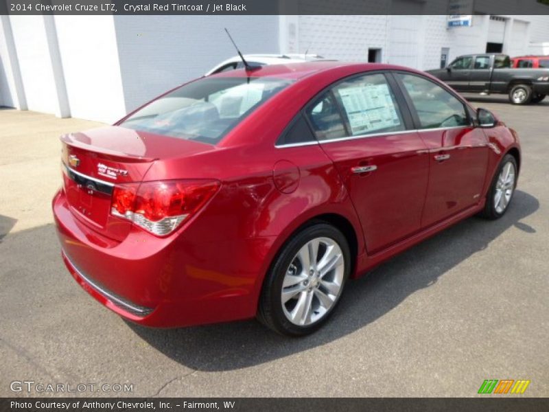 Crystal Red Tintcoat / Jet Black 2014 Chevrolet Cruze LTZ