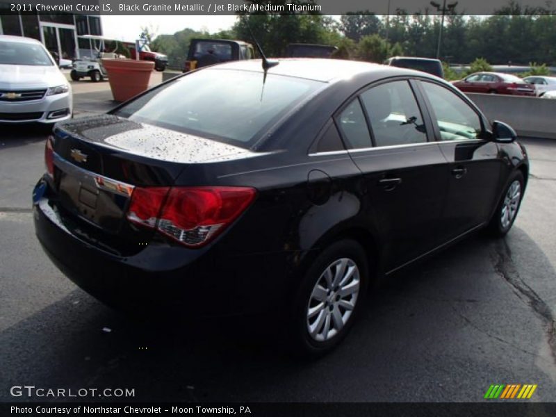 Black Granite Metallic / Jet Black/Medium Titanium 2011 Chevrolet Cruze LS