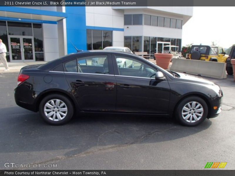 Black Granite Metallic / Jet Black/Medium Titanium 2011 Chevrolet Cruze LS