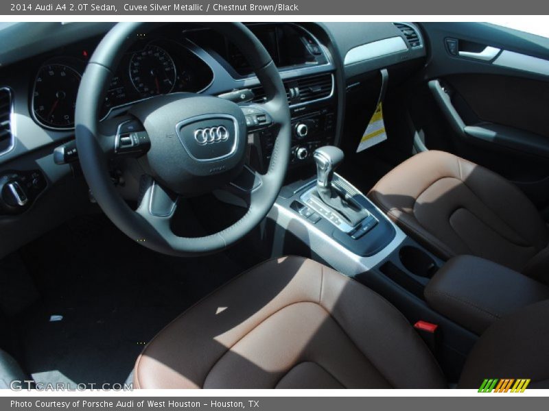 Cuvee Silver Metallic / Chestnut Brown/Black 2014 Audi A4 2.0T Sedan
