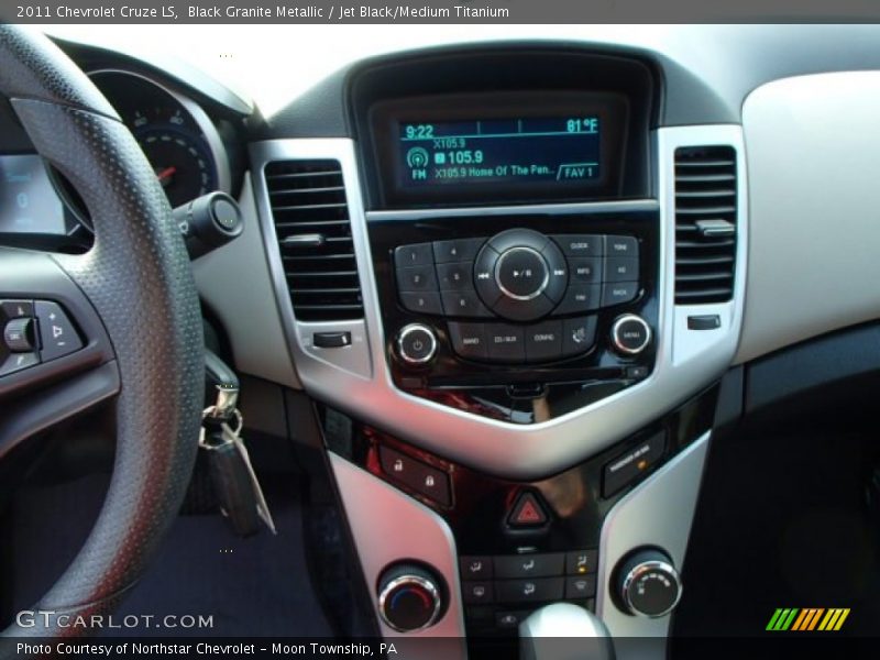 Black Granite Metallic / Jet Black/Medium Titanium 2011 Chevrolet Cruze LS