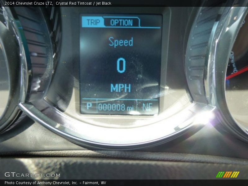 Crystal Red Tintcoat / Jet Black 2014 Chevrolet Cruze LTZ