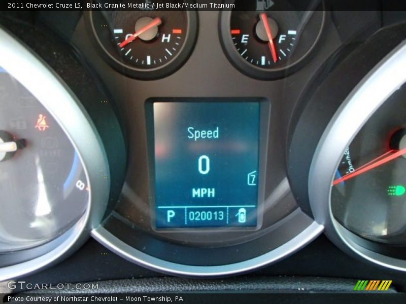 Black Granite Metallic / Jet Black/Medium Titanium 2011 Chevrolet Cruze LS