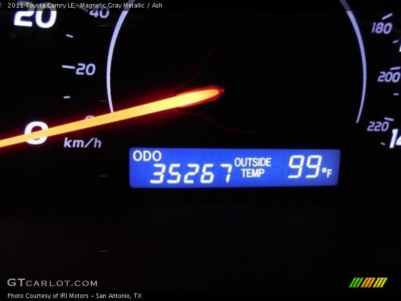 Magnetic Gray Metallic / Ash 2011 Toyota Camry LE