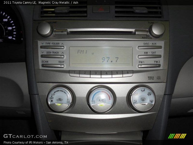 Magnetic Gray Metallic / Ash 2011 Toyota Camry LE