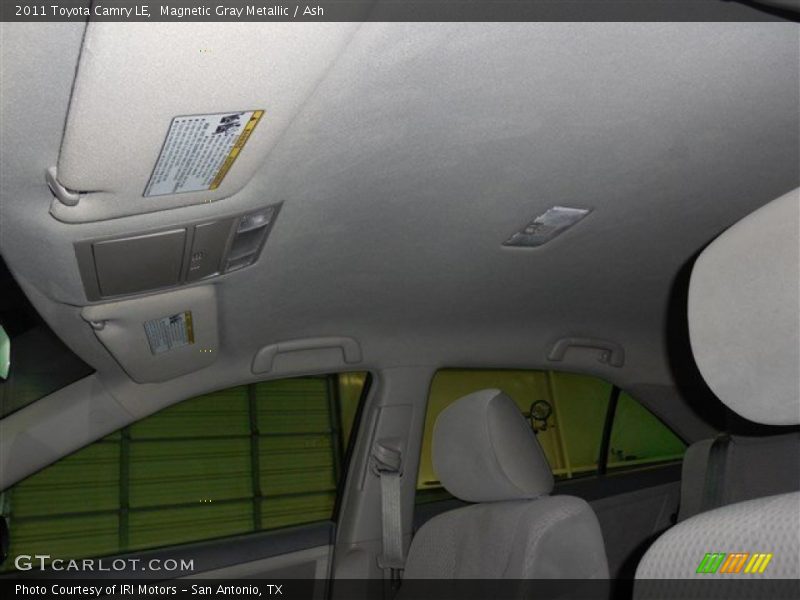 Magnetic Gray Metallic / Ash 2011 Toyota Camry LE