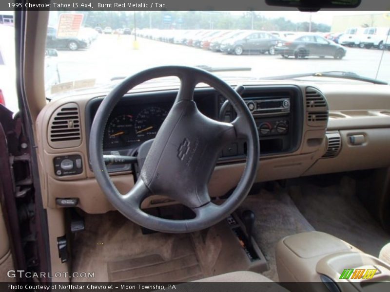 Burnt Red Metallic / Tan 1995 Chevrolet Tahoe LS 4x4