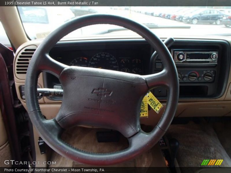 Burnt Red Metallic / Tan 1995 Chevrolet Tahoe LS 4x4