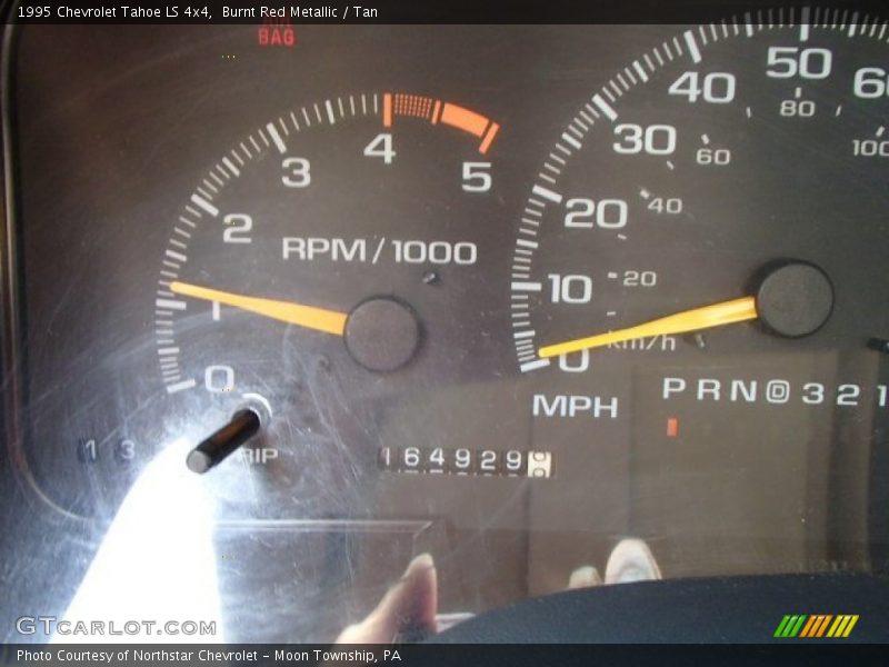 Burnt Red Metallic / Tan 1995 Chevrolet Tahoe LS 4x4