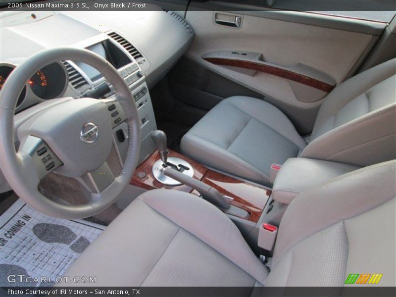 Onyx Black / Frost 2005 Nissan Maxima 3.5 SL