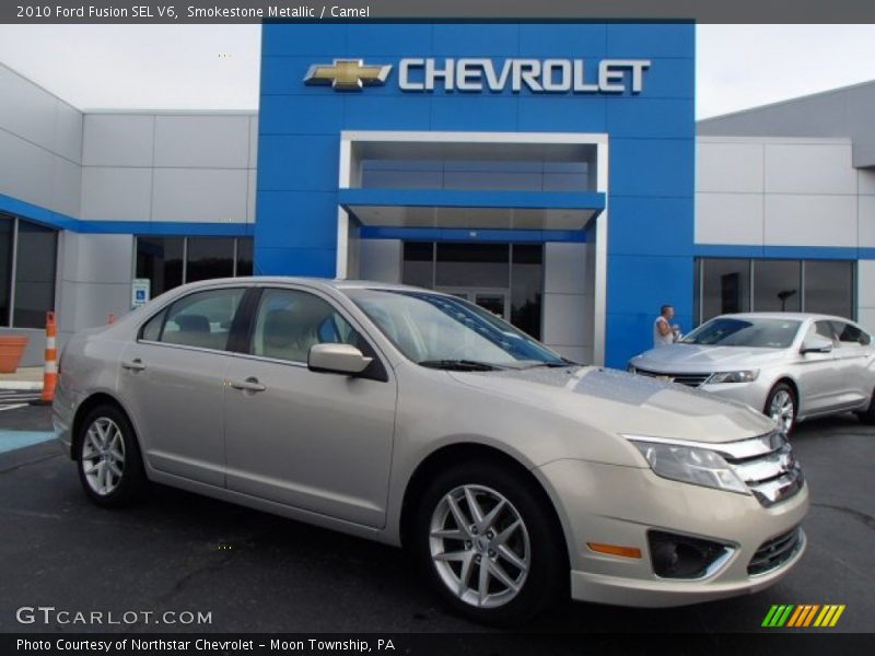 Smokestone Metallic / Camel 2010 Ford Fusion SEL V6