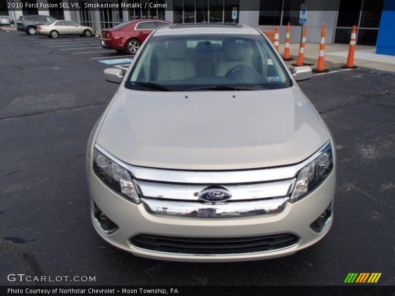 Smokestone Metallic / Camel 2010 Ford Fusion SEL V6
