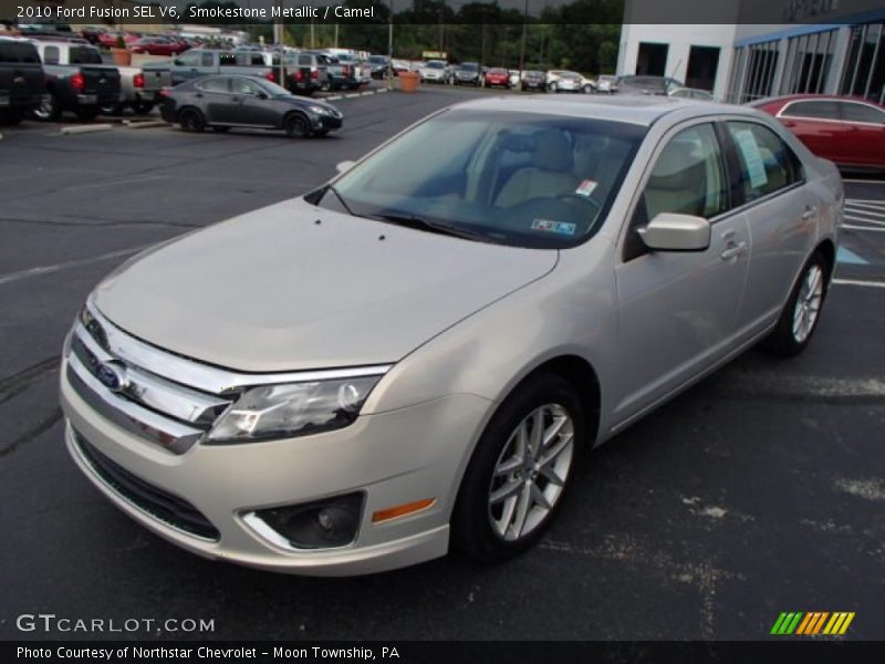 Smokestone Metallic / Camel 2010 Ford Fusion SEL V6