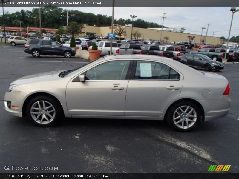 Smokestone Metallic / Camel 2010 Ford Fusion SEL V6