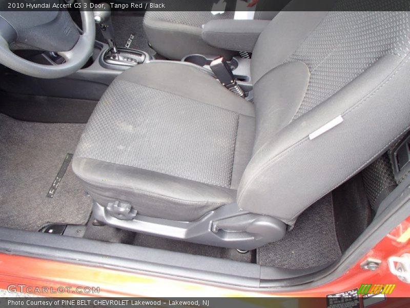 Tango Red / Black 2010 Hyundai Accent GS 3 Door