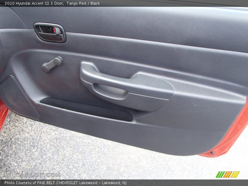 Tango Red / Black 2010 Hyundai Accent GS 3 Door