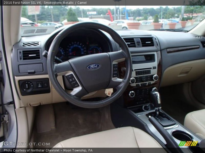Smokestone Metallic / Camel 2010 Ford Fusion SEL V6