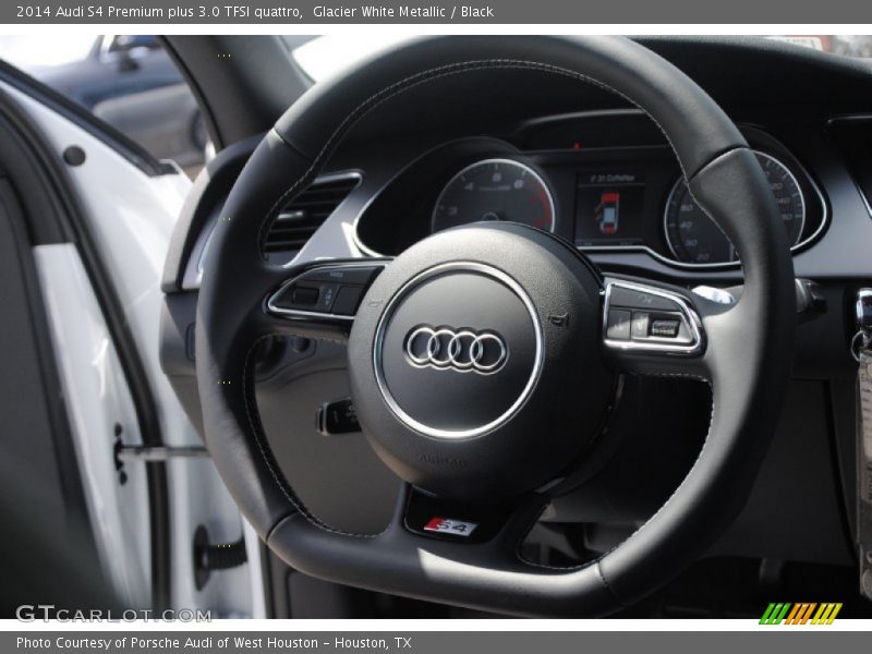 Glacier White Metallic / Black 2014 Audi S4 Premium plus 3.0 TFSI quattro