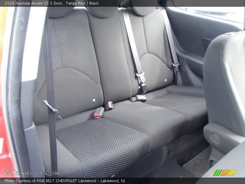 Tango Red / Black 2010 Hyundai Accent GS 3 Door