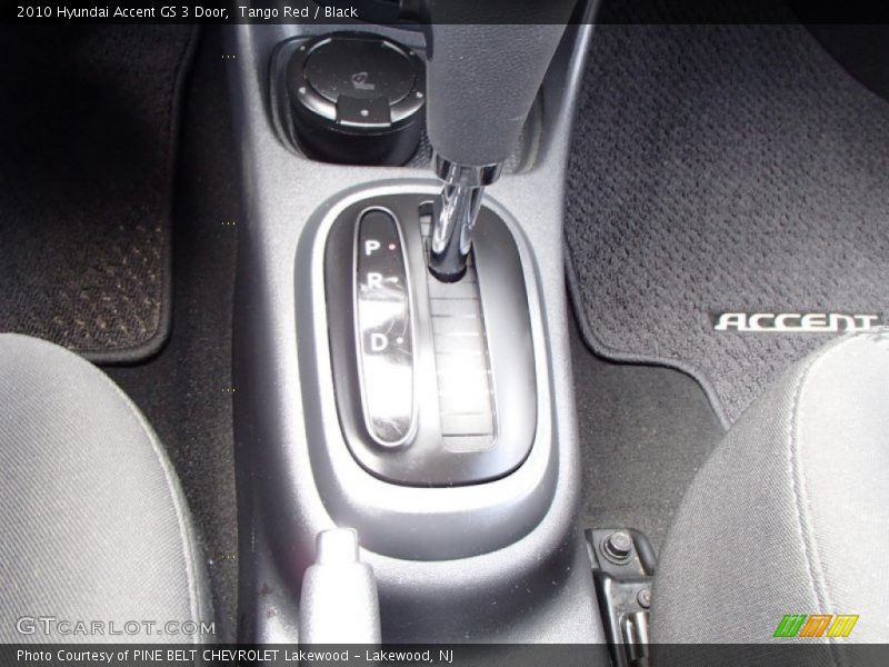 Tango Red / Black 2010 Hyundai Accent GS 3 Door