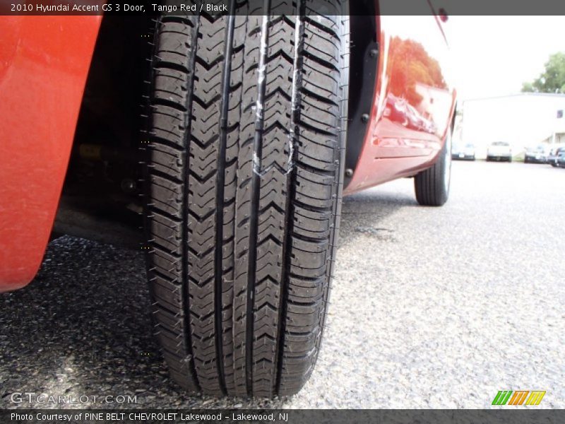 Tango Red / Black 2010 Hyundai Accent GS 3 Door