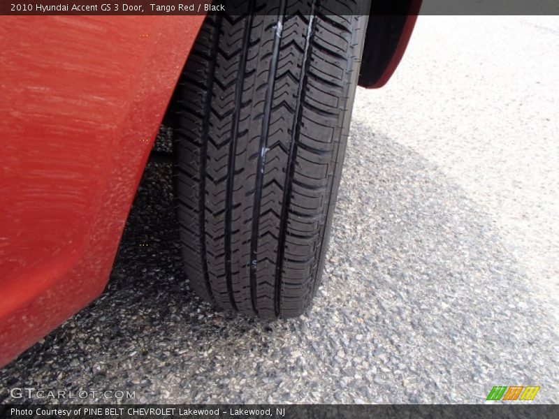 Tango Red / Black 2010 Hyundai Accent GS 3 Door