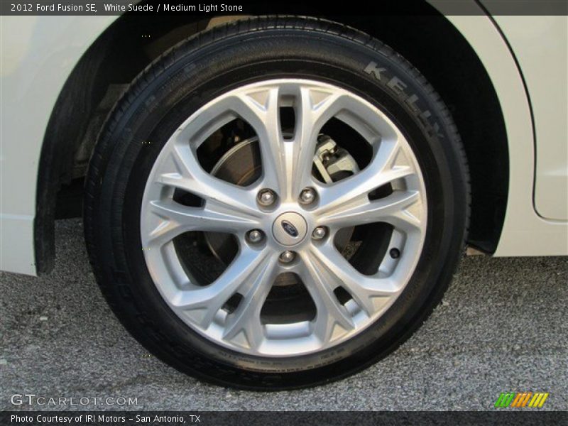 White Suede / Medium Light Stone 2012 Ford Fusion SE