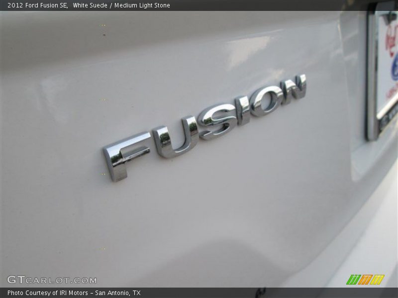 White Suede / Medium Light Stone 2012 Ford Fusion SE