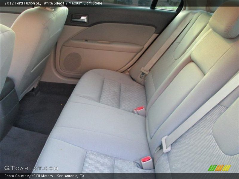 White Suede / Medium Light Stone 2012 Ford Fusion SE