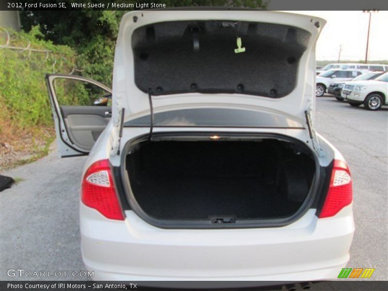 White Suede / Medium Light Stone 2012 Ford Fusion SE