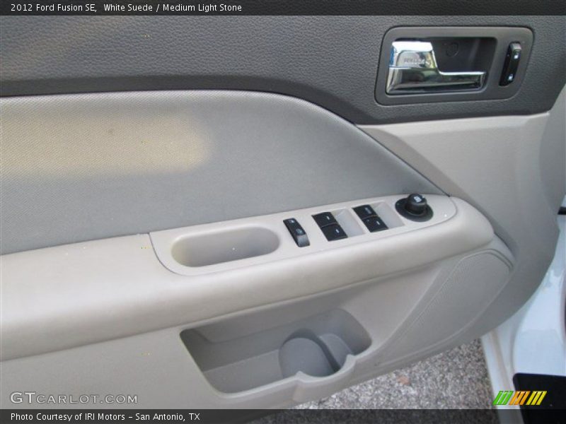 White Suede / Medium Light Stone 2012 Ford Fusion SE
