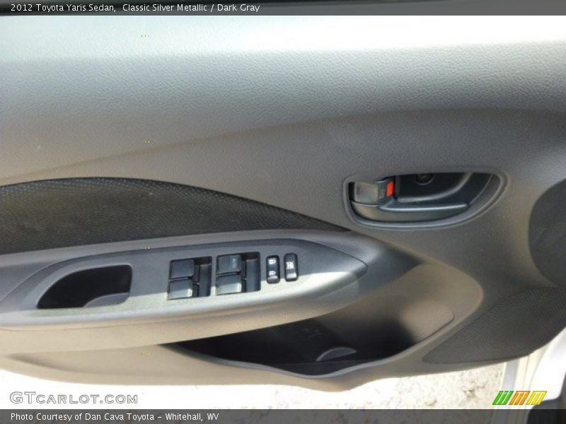 Classic Silver Metallic / Dark Gray 2012 Toyota Yaris Sedan