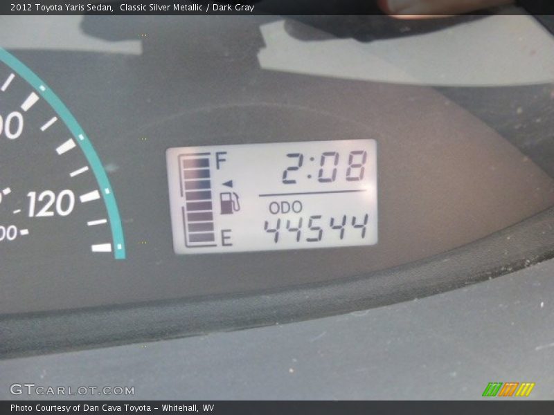 Classic Silver Metallic / Dark Gray 2012 Toyota Yaris Sedan