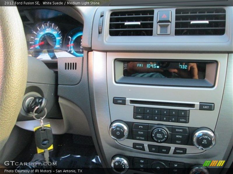 White Suede / Medium Light Stone 2012 Ford Fusion SE