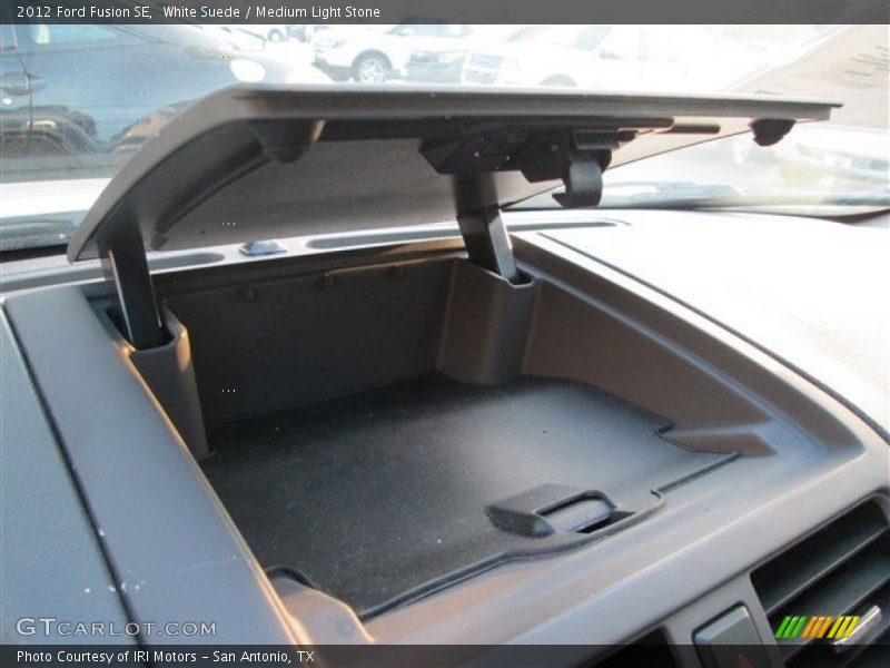 White Suede / Medium Light Stone 2012 Ford Fusion SE