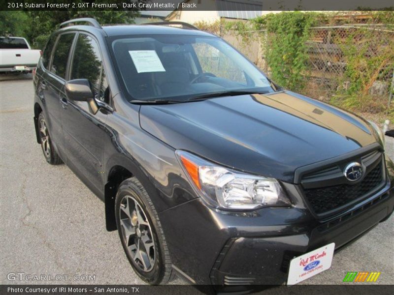 Dark Gray Metallic / Black 2014 Subaru Forester 2.0XT Premium