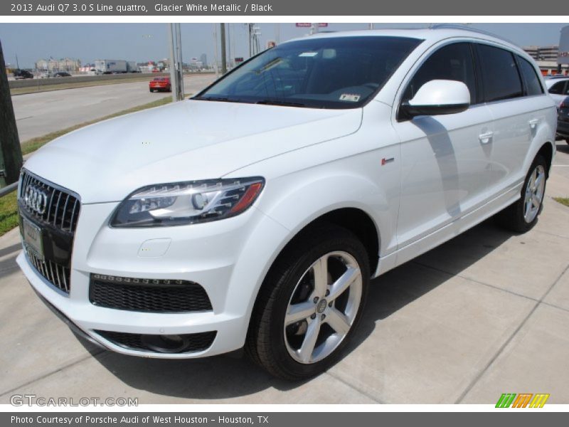Glacier White Metallic / Black 2013 Audi Q7 3.0 S Line quattro