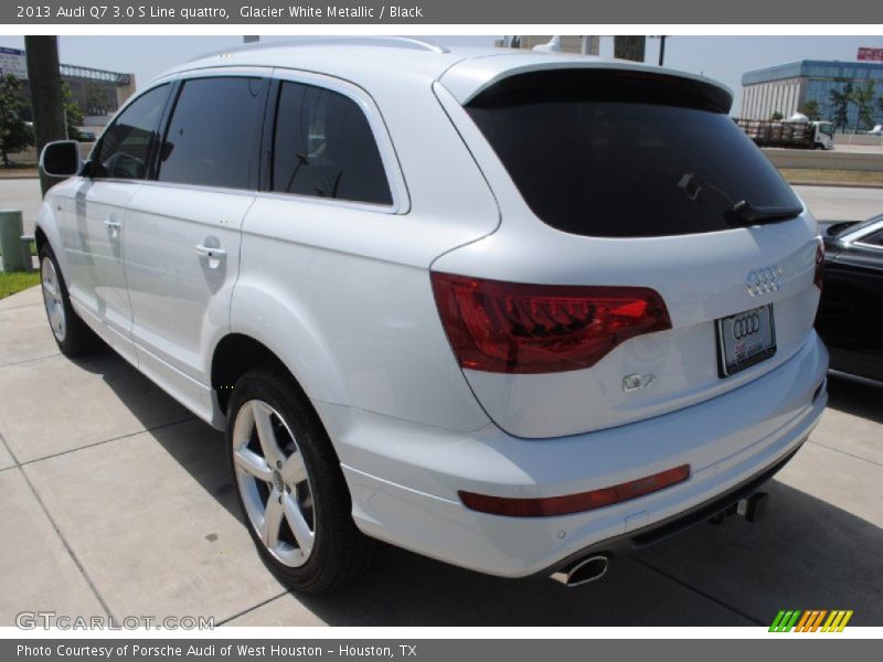 Glacier White Metallic / Black 2013 Audi Q7 3.0 S Line quattro